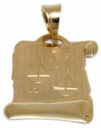 Ékszershop Mérleg pergamen arany medál (1241450)