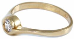 Ékszershop Köves arany eljegyzési gyűrű (1219605)