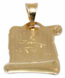 Ékszershop Nyilas pergamen arany medál (1232980)