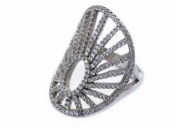 Ékszershop Köves áttört ezüst gyűrű (2077442)