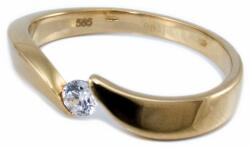 Ékszershop Köves arany eljegyzési gyűrű (1182270)