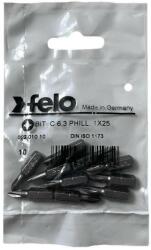 Felo Set 10 biti FELO, seria Industrial profil Philips, C6.3, PH1, 25mm (20256) Surubelnita