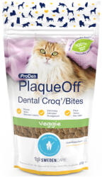 ProDen ProDen PlaqueOff Dental Croq' pentru pisici - 60 g (Veggie)