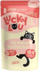Lucky Lou Lucky Lou Kitten 48 x 125 g - Carne de pasăre
