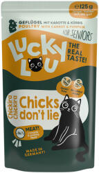  Lucky Lou Lucky Lou Pachet economic Senior 48 x 125 g - Carne de pasăre