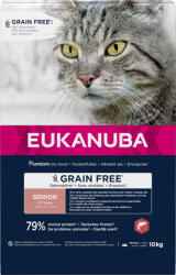 EUKANUBA Eukanuba Grain Free Senior bogată în somon - 10 kg