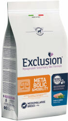 Exclusion Exclusion Diet Metabolic & Mobility Medium/Large Porc și fibre - 2 x 12 kg