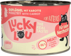 Lucky Lou Lucky Lou Pachet economic Lifestage Kitten 24 x 200 g - Carne de pasăre