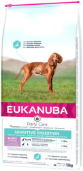 EUKANUBA Eukanuba Pachet economic: 2 x saci - Puppy Sensitive Digestion Pui & curcan (2 12 kg)