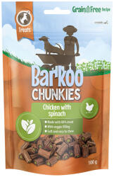  Barkoo Barkoo Chunkies Sticksuri umplute - Pui & spanac (6 x 100 g)