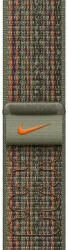 Apple Watch 45mm Sequoia/Orange Nike Sport Loop