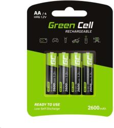 Green Cell 2600 mAh AA akkumulátor (4db/csomag) (GR01) (Green Cell GR01) (Green Cell GR01)