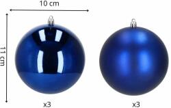 SPRINGOS Karácsonyfa gömbök 10 cm 6 db (CA1192)