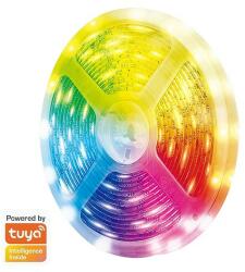 LogiLink Wi-Fi smart RGB+W-LED szalag, öntapadó, Tuya kompatibilis, 5 m (SH0127)