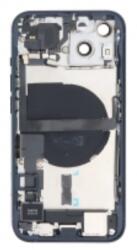 Apple iPhone 13 6.1" akkufedél (hátlap) kamera lencsével, középső keret, sim tálcával és oldalgombokkal, belső aklatrészekkel szerelt, zöld (USA verzió) OEM
