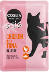 Cosma 6x100g Cosma Asia csirke & tonhal nedves macskatáp 15% kedvezménnyel