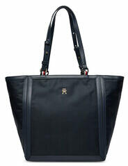 Tommy Hilfiger Geantă Th Essential S Tote AW0AW15717 Bleumarin