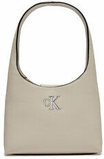 Calvin Klein Geantă Minimal Monogram Shoulder Bag K60K610843 Écru