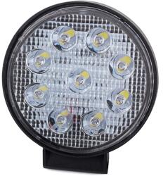 VERK GROUP Rögzíthető hálózati munkalámpa, 9 LED, 11x2 cm, 6000 K hideg fehér (12248)