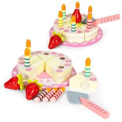  Fa Születésnapi Torta Készlet Gyerekeknek, Velcróval, 16 Elem | TL10032