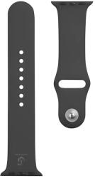 Tactical 456 Szilikon szíj Apple Watch 1/2/3/4/4/5/6/7/8/SE 38/40/41mm fekete színű órához
