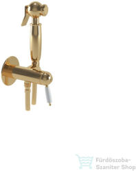 Bugnatese OXFORD falsík alatti bidet csaptelep zuhanyszettel, belső egységgel, sárgaréz 6393ON (6393ON)