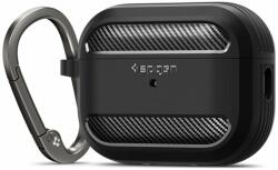 Spigen Rugged Armor AirPods Pro 1 tartó- Apple AirPods Pro 1 tok fekete matt - tokgalaxis