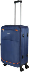Benzi Speedline kék 4 kerekű bővíthető közepes bőrönd (BZ5561-kek-narancs-M)