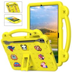 Husa pentru tableta pentru copii FANY pentru Samsung Galaxy Tab S9 FE+ galbena