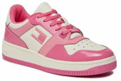 Tommy Hilfiger Sportcipők Tommy Jeans Tjw Retro Basket Patent Ltr EN0EN02499 Pink Alert THW 40 Női