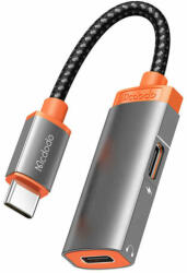 Mcdodo CA-0520 USB-C - 2x USB-C adapter, PD 60W (Fekete) (CA-0520)