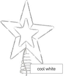 EMOS D1ZC01 Standard LED sorolható karácsonyi csillag, 28, 5 cm, kültéri és beltéri, hideg fehér (1550012007)