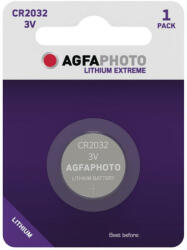 AgfaPhoto CR2032 1db CMOS alaplapi BIOS elem, 3V-os AgfaPhoto | Lithium Extreme gombelem