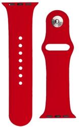 gigapack Pótszíj (egyedi méret, szilikon, állítható, fém kapocs) PIROS Apple Watch Series 8 41mm, Apple Watch Series 6 40mm, Apple Watch Series 1 38mm, Apple Watch Series 7 41mm, Apple Watch Series SE 2 (GP-14