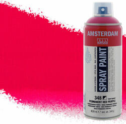 Royal Talens Amsterdam vízbázisú akrilfesték spray, 400 ml - 348, permanent red purple