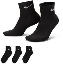 Nike U NK V CUSH ANKLE- 3P VALUE M BLACK/WHITE | Unisex | Zokni | Fekete | SX4926-001