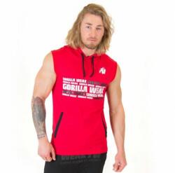 Gorilla Wear - Melbourne S/l Hooded T-shirt - Red - Férfi Póló - Piros