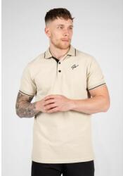 Gorilla Wear - Delano Polo - Beige/black - Delano Póló - Bézs/fekete