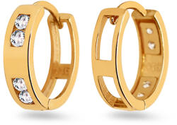Heratis Forever Fülbevaló gyűrű cirkóniákkal 1 cm IZ28690