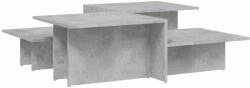 vidaXL 2 db betonszürke szerelt fa dohányzóasztal 3216153