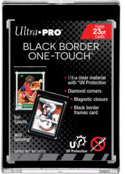 Ultra Pro UV One Touch holder 23pt mágneses kemény tok fekete kerettel, Black Border