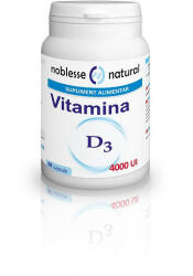 Noblesse Natural - Vitamina D3, 4000 UI, Noblesse, 30 comprimate - vitaplus