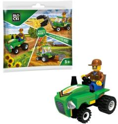  Set constructie Ferma, tractor cu figurina, Blocki My Farm, Plic colectie