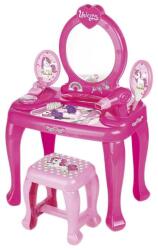  Masuta de machiaj, 15 accesorii, oglinda si scaun, roz