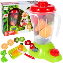 MalPlay Mixer de jucarie, emite sunete si lumini, fructe, legume, plastic, multicolor