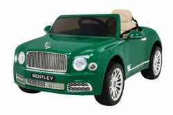  Masinuta electrica Bentley Mulsanne, 2 motoare, roti spuma EVA, verde