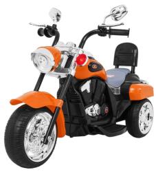 Motocicleta electrica Chopper, sport, 6V, 14000RPM, 6V/4, 5Ah, roti plastic, lumini, muzica, 92 x 34 x 63 cm