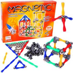 MalPlay Puzzle magnetic interactiv, plastic, 120 piese, multicolor