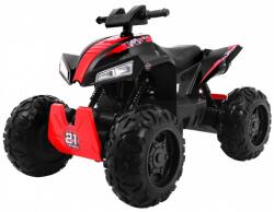  ATV electric Quad Sport Run 4x4, roti spuma EVA, 4 motoare, negru