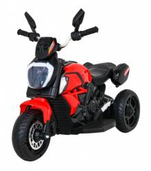 Motocicleta electrica Fast Tourist, sport, 18W, 6V/4, 5Ah, roti plastic, lumini, claxon, melodii, 83 x 35 x 63 cm